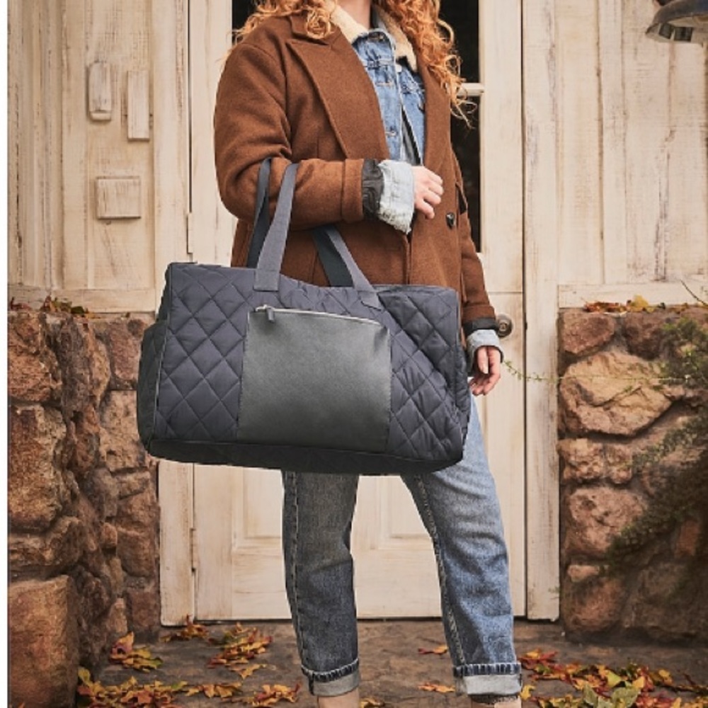 New Quilted Weekender Bag